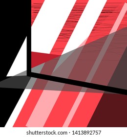 Abstract design color vector background with different geometric objects