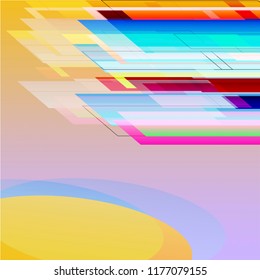 Abstract Design colorful Background Backdrop Premium Concept and copy space for Text