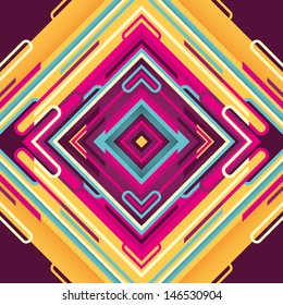 Abstract design with colorful elements. Vector illustration.