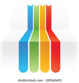 abstract design - colorful lines background