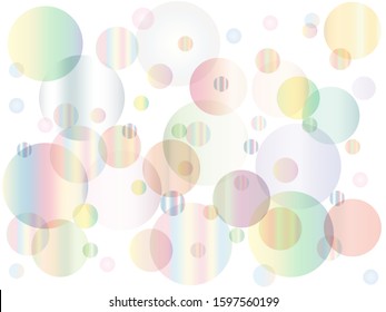 The abstract design. colourful bubble on white background vector. 