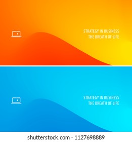 Abstract design of colourful flow vector elements for modern background with fluid gradient shapes for business branding finance