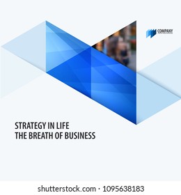 Abstract design of colourful vector elements for modern background with triangles shapes for business branding summer.