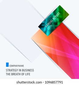 Abstract design of colourful vector elements for modern background with rectangular shapes for business branding summer.