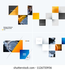 Abstract design of colourful vector elements for modern background with rectangular shapes for business branding finance.