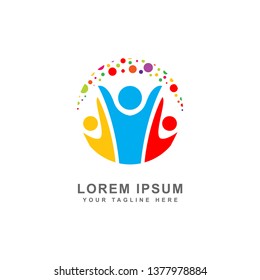 abstract design community, creative logo design