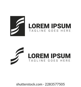 Logo-Vorlage für abstrakte Designfirmen
aus dem Buchstaben S.