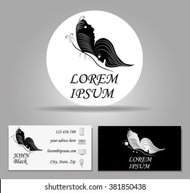 Abstract design concept for beauty salon, spa,cosmetic shop