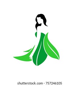  Abstract design concept for beauty salon, massage, magazine, cosmetic and spa. Premium vector icon.