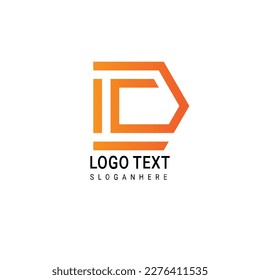 Abstract design concept for branding with gradient logo