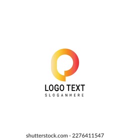 Abstract design concept for branding with gradient logo