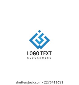 Abstract design concept for branding with gradient logo