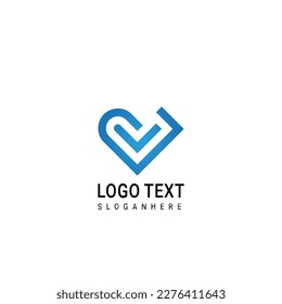Abstract design concept for branding with gradient logo