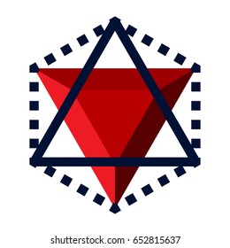 Abstract design with the concept of gemstone