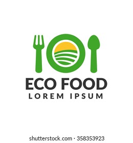 Abstract design concept for natural organic product