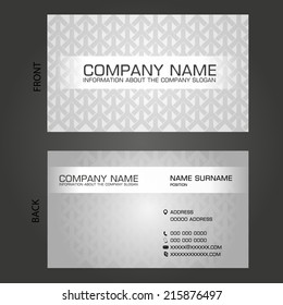abstract design concept on business topics vector business card design template