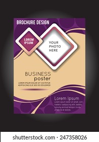 Abstract design content background. Design layout template. Brochure or flyer 