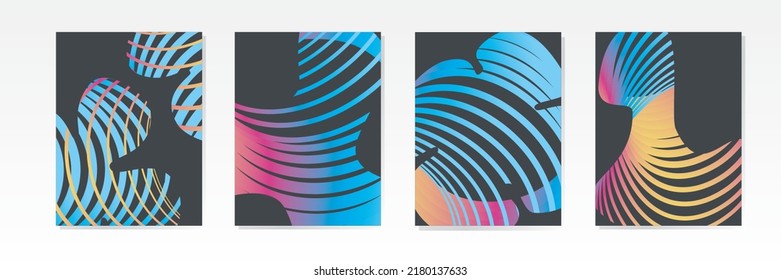 Abstract Design Cover - Oval Line Pattern Part 1