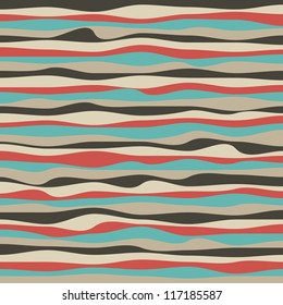 Abstract design creativity background of colorful waves, vector illustration