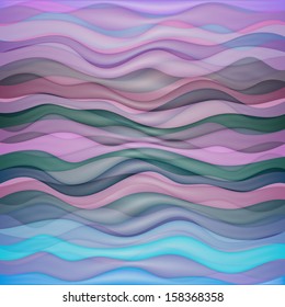 Abstract Design Creativity Background of Colorful Waves, Vector Illustration EPS10