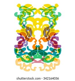 Abstract Design Creativity Background of Colorful Waves, Vector Illustration 