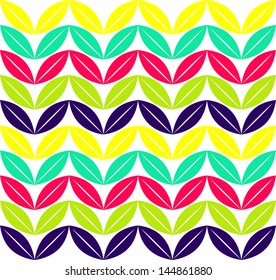 Abstract Design Creativity Background, Vector Color Petals on the White Background