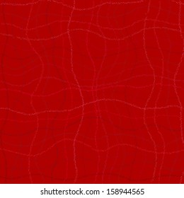 Abstract Design Creativity Background of Waves. Pattern with Color Circles on Red Background. Vector Illustration