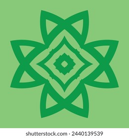 diseño abstracto de cerámica verde oscura o azulejos sobre un fondo verde claro