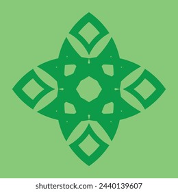 diseño abstracto de cerámica verde oscura o azulejos sobre un fondo verde claro