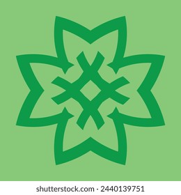 diseño abstracto de cerámica verde oscura o azulejos sobre un fondo verde claro