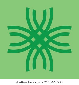 diseño abstracto de cerámica verde oscura o azulejos sobre un fondo verde claro