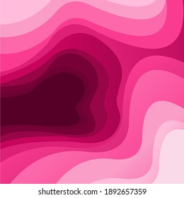 Abstract design in a dashing paper cut style. It is suitable for unique backgrounds and wallpapers.