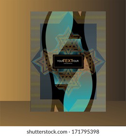 abstract design, david stars background