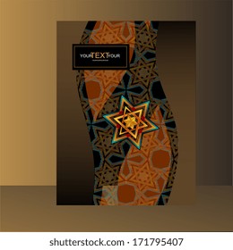 abstract design, david stars background