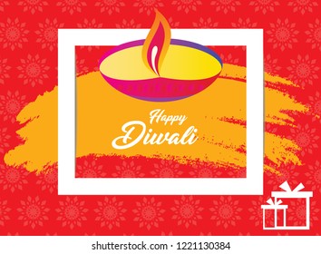 Abstract design for diwali