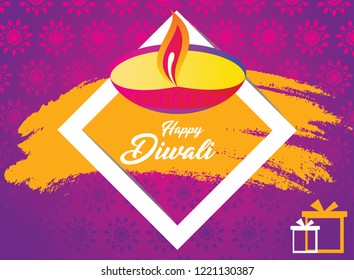 Abstract design for diwali