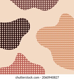 Abstract design from doodle images with texture variations. The picture is nice, cool and modern.