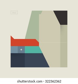 Abstract design element. EPS10 vector template