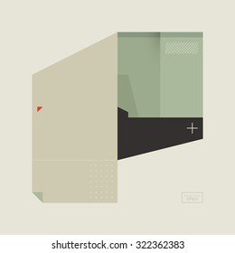 Abstract design element. EPS10 vector template