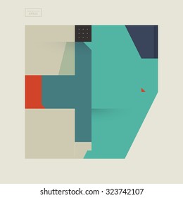 Abstract design element. EPS10 vector template