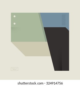 Abstract design element. EPS10 vector template