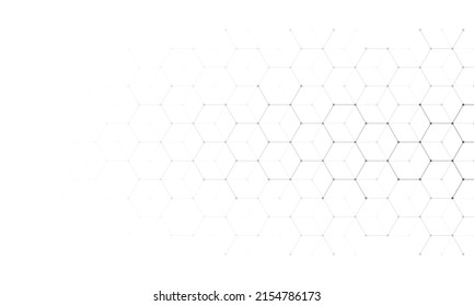 Abstract design element with geometric background of hexagons shape pattern