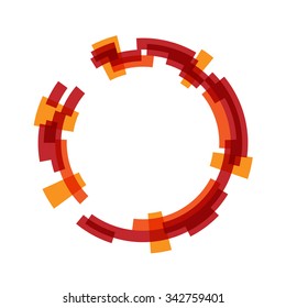 Abstract design element. May be used as frame or background