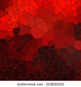 Elemento de diseño abstracto. Concepto gráfico geométrico simple y moderno. Rojas de guijarros. estilo poligonal.