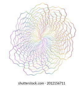 Abstract design element on white background of twist lines. Vector Illustration eps 10 Golden ratio traditional proportions vector icon beauty salon, for elegant business card,  background event party