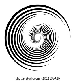 Abstract design element on white background of twist lines. Vector Illustration eps 10 Golden ratio traditional proportions vector icon beauty salon, for elegant business card,  background event party