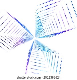 Abstract design element on white background of twist lines. Vector Illustration eps 10 Golden ratio traditional proportions vector icon beauty salon, for elegant business card,  background event party