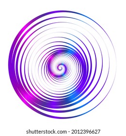 Abstract design element on white background of twist lines. Vector Illustration eps 10 Golden ratio traditional proportions vector icon beauty salon, for elegant business card,  background event party