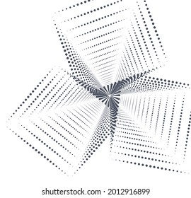 Abstract design element on white background of twist lines. Vector Illustration eps 10 Golden ratio traditional proportions vector icon beauty salon, for elegant business card,  background event party