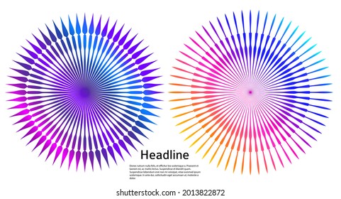 Abstract design element on white background of twist lines. Vector Illustration eps 10 Golden ratio traditional proportions vector icon beauty salon, for elegant business card,  background event party